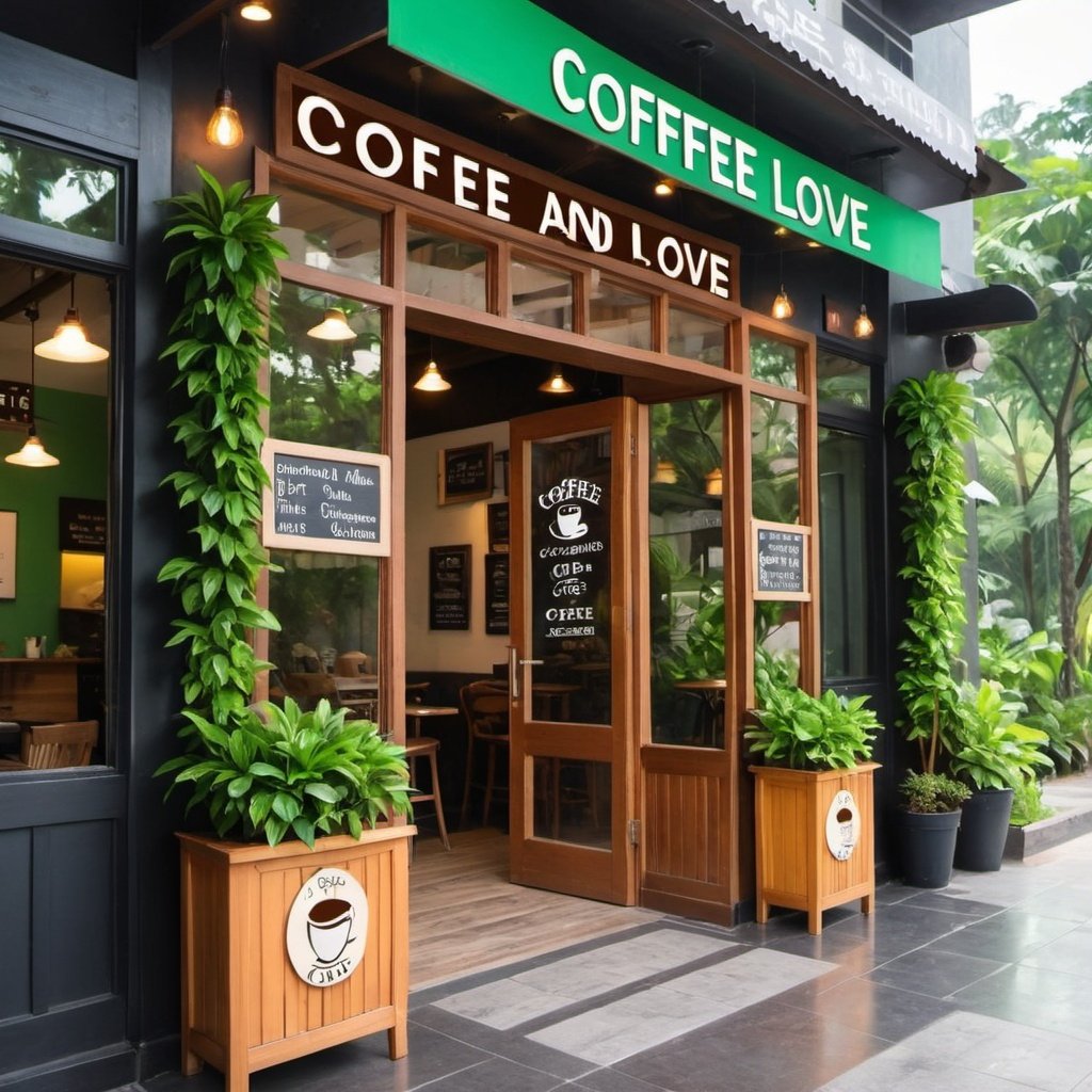 Coffee Love Coffee Shop Entrance.